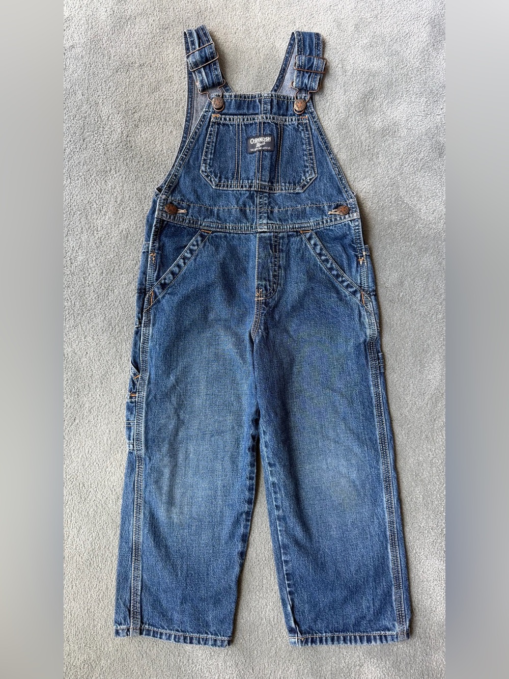 OshKosh B'gosh Kids Classic Denim Overalls in Blue
